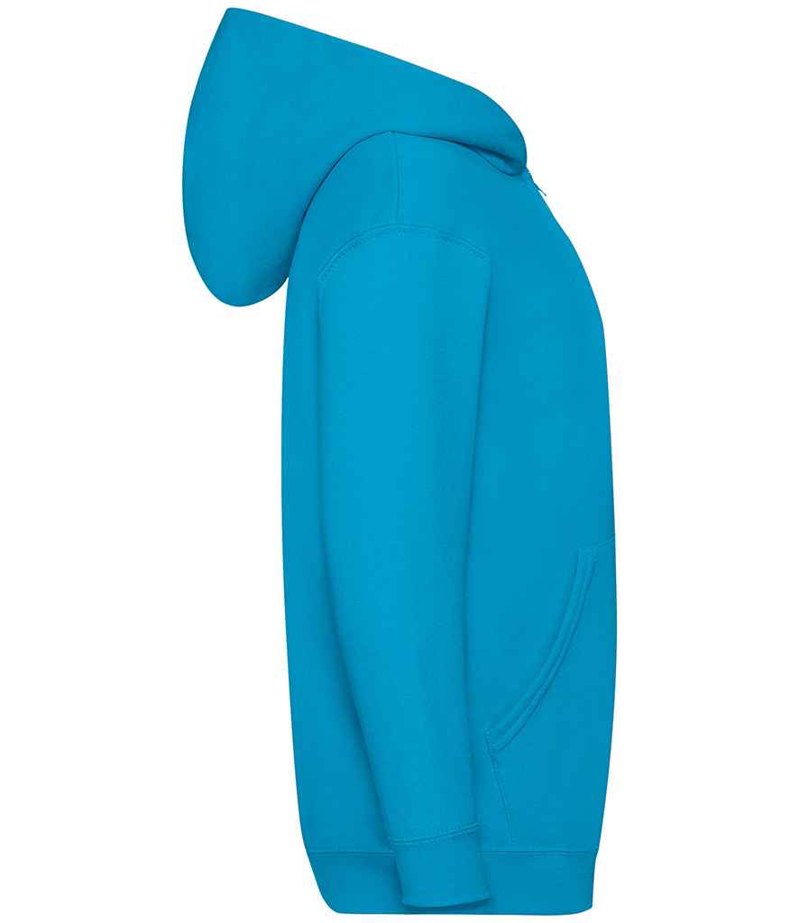 Fruit of the Loom Kids Classic Zip Hooded Sweatshirt | Azure - Image 5