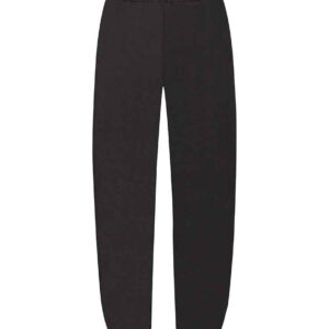 Fruit of the Loom Kids Elasticated Hem Jog Pants | Black