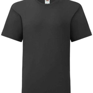 Fruit of the Loom Kids Iconic 150 T-Shirt | Black