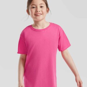Fruit of the Loom Kids Iconic 150 T-Shirt | Fuchsia