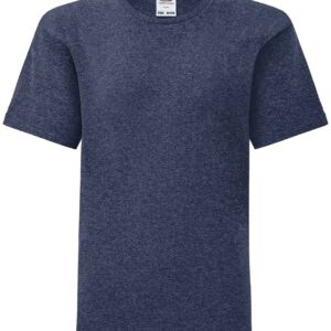 Fruit of the Loom Kids Iconic 150 T-Shirt | Heather Navy