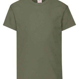 Fruit of the Loom Kids Original T-Shirt | Classic Olive