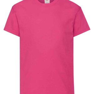 Fruit of the Loom Kids Original T-Shirt | Fuchsia