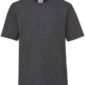 Fruit of the Loom Kids Value T-Shirt | Dark Heather