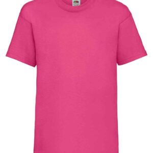 Fruit of the Loom Kids Value T-Shirt | Fuchsia