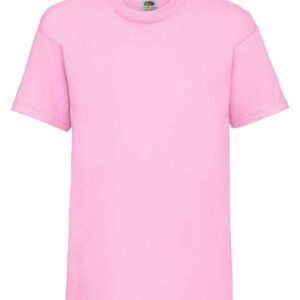 Fruit of the Loom Kids Value T-Shirt | Light Pink