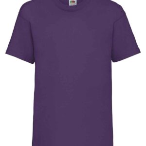 Fruit of the Loom Kids Value T-Shirt | Purple