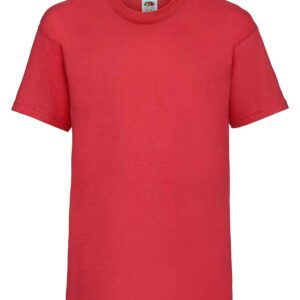 Fruit of the Loom Kids Value T-Shirt | Red
