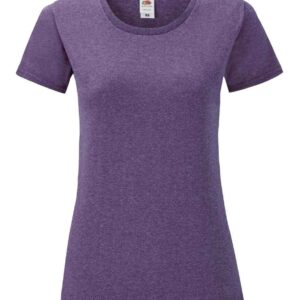 Fruit of the Loom Ladies Iconic 150 T-Shirt | Heather Purple