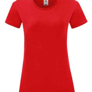Fruit of the Loom Ladies Iconic 150 T-Shirt | Red