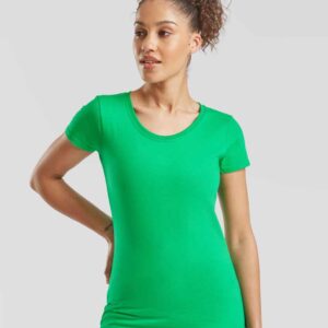 Fruit of the Loom Ladies Iconic 195 T-Shirt | Kelly Green