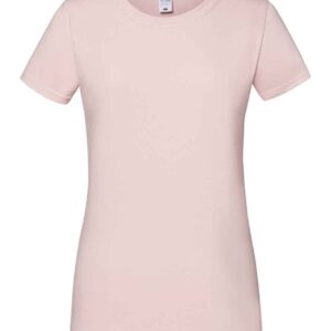 Fruit of the Loom Ladies Iconic 195 T-Shirt | Powder Rose