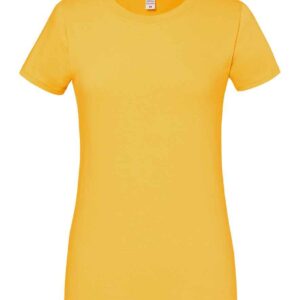 Fruit of the Loom Ladies Iconic 195 T-Shirt | Sunflower