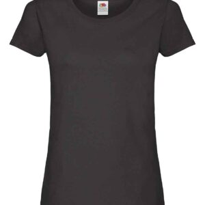 Fruit of the Loom Lady Fit Original T-Shirt | Black