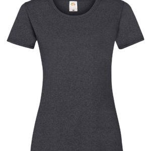Fruit of the Loom Lady Fit Value T-Shirt | Dark Heather