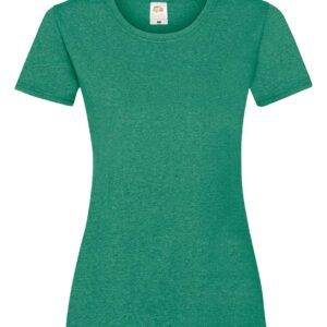 Fruit of the Loom Lady Fit Value T-Shirt | Heather Green