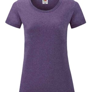 Fruit of the Loom Lady Fit Value T-Shirt | Heather Purple