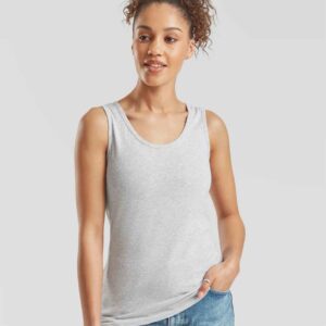 Fruit of the Loom Lady Fit Value Vest | Heather Grey