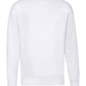 Fruit of the Loom Lightweight Drop Shoulder Sweatshirt | White