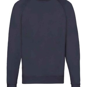Fruit of the Loom Lightweight Raglan Sweatshirt | Deep Navy