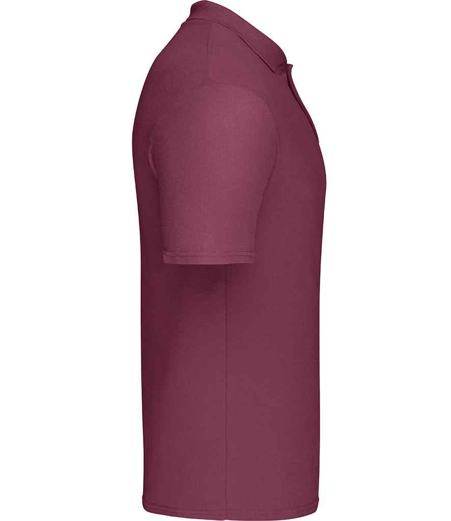 Fruit of the Loom Original Piqué Polo Shirt | Burgundy - Image 3