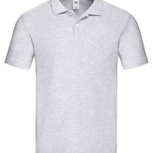 Fruit of the Loom Original Piqué Polo Shirt | Heather Grey