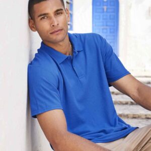 Fruit of the Loom Original Piqué Polo Shirt | Royal Blue