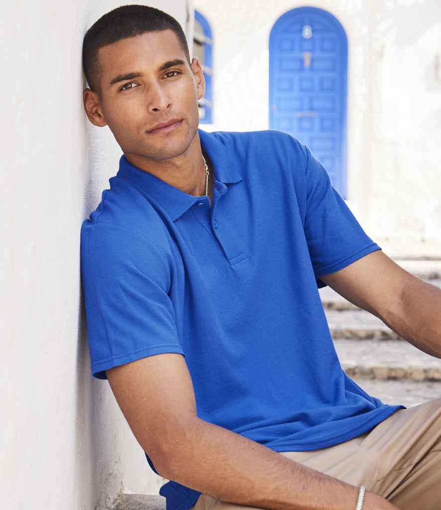 Fruit of the Loom Original Piqué Polo Shirt | Royal Blue