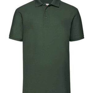 Fruit of the Loom Poly/Cotton Piqué Polo Shirt | Bottle Green