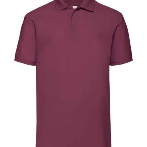 Fruit of the Loom Poly/Cotton Piqué Polo Shirt | Burgundy