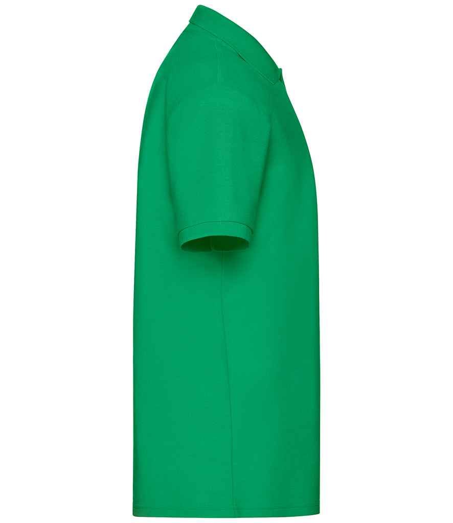 Fruit of the Loom Poly/Cotton Piqué Polo Shirt | Kelly Green - Image 3