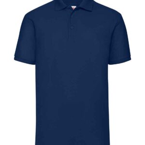 Fruit of the Loom Poly/Cotton Piqué Polo Shirt | Navy