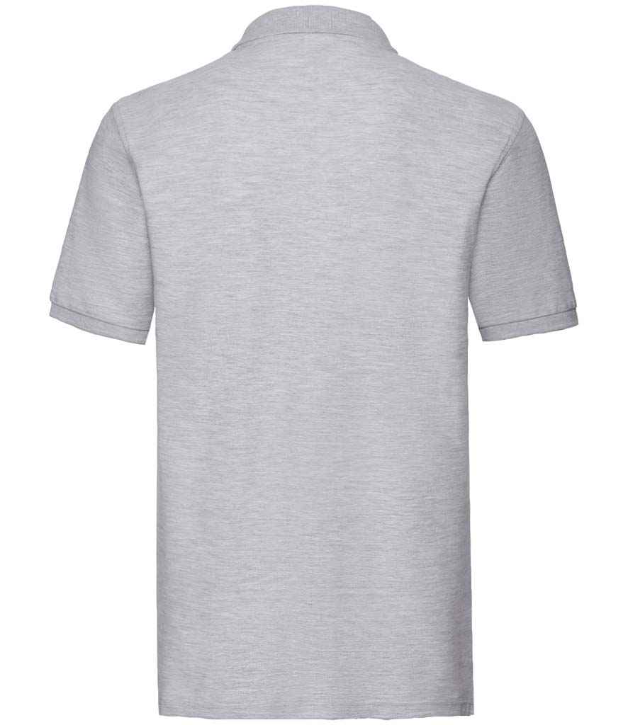 Fruit of the Loom Premium Cotton Piqué Polo Shirt | Athletic Heather - Image 5