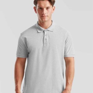 Fruit of the Loom Premium Cotton Piqué Polo Shirt | Athletic Heather