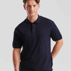 Fruit of the Loom Premium Cotton Piqué Polo Shirt | Deep Navy