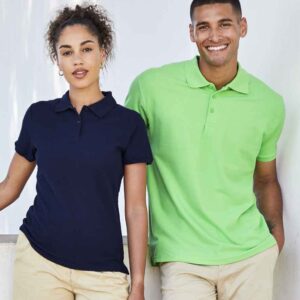 Fruit of the Loom Premium Cotton Piqué Polo Shirt | Lime Green