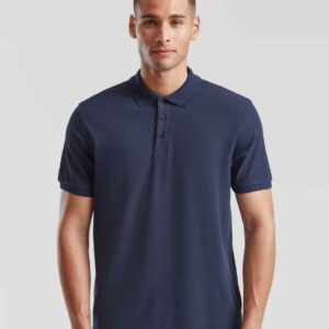 Fruit of the Loom Premium Cotton Piqué Polo Shirt | Navy