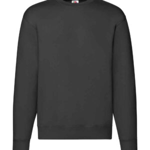 Fruit of the Loom Premium Drop Shoulder Sweatshirt | Black