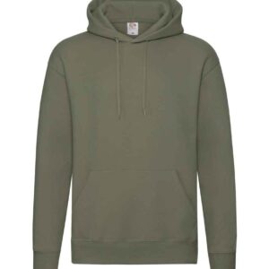 Fruit of the Loom Premium Hooded Sweatshirt | Classic Olive