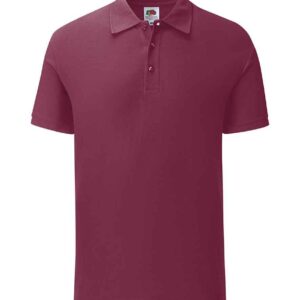 Fruit of the Loom Tailored Poly/Cotton Piqué Polo Shirt | Burgundy