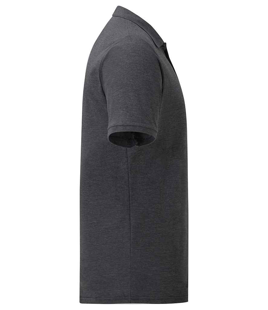 Fruit of the Loom Tailored Poly/Cotton Piqué Polo Shirt | Dark Heather - Image 3