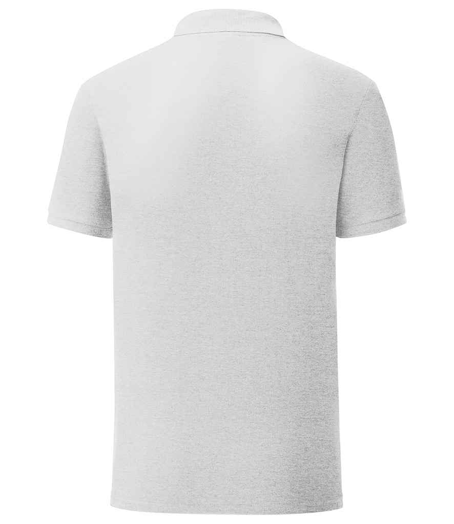 Fruit of the Loom Tailored Poly/Cotton Piqué Polo Shirt | Heather Grey - Image 2