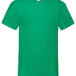Fruit of the Loom V Neck Value T-Shirt | Kelly Green