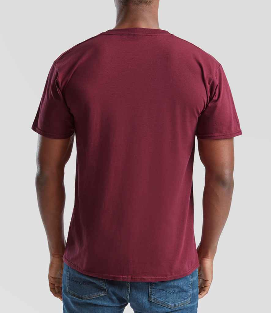 Fruit of the Loom Value T-Shirt | Burgundy - Image 3