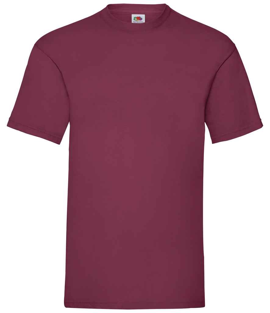 Fruit of the Loom Value T-Shirt | Burgundy - Image 4