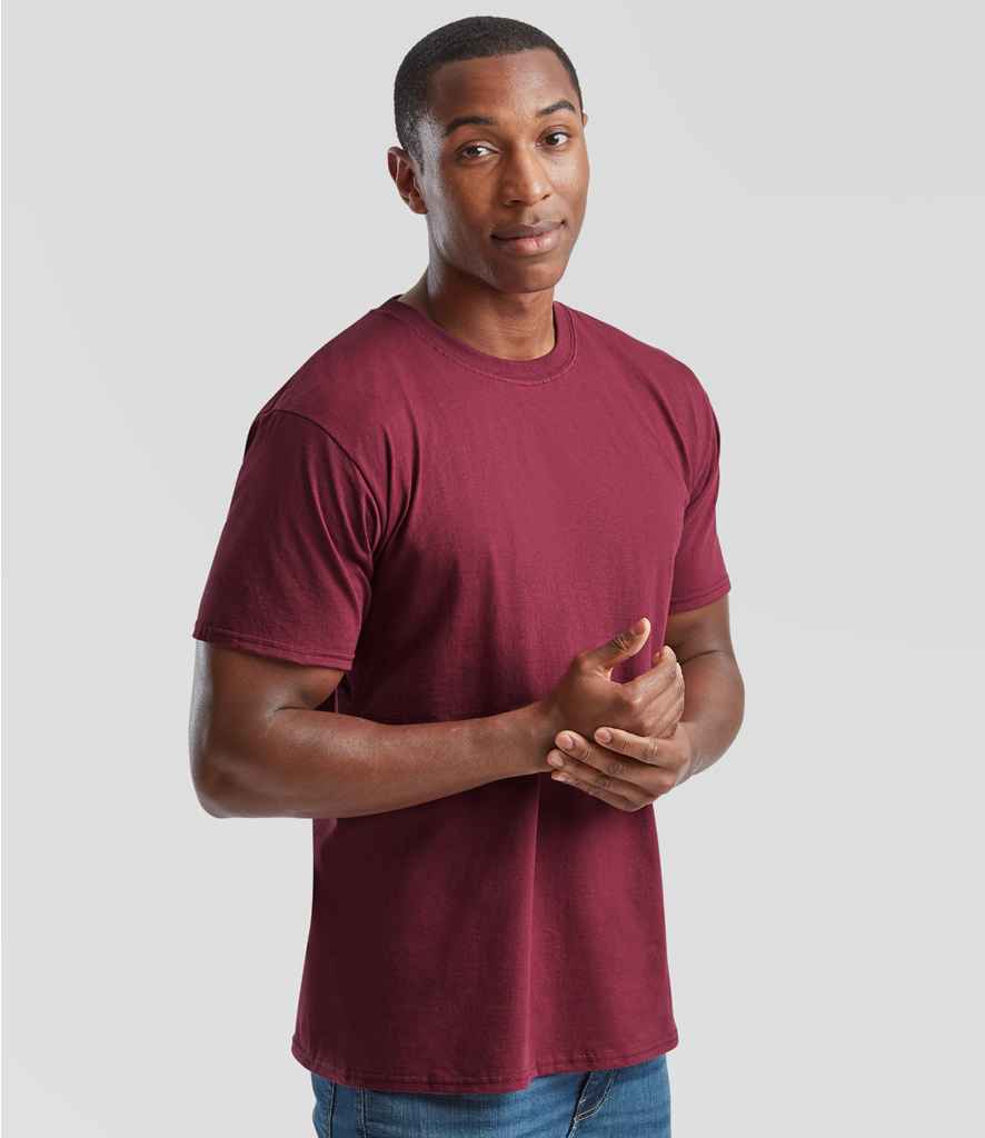 Fruit of the Loom Value T-Shirt | Burgundy - Image 2