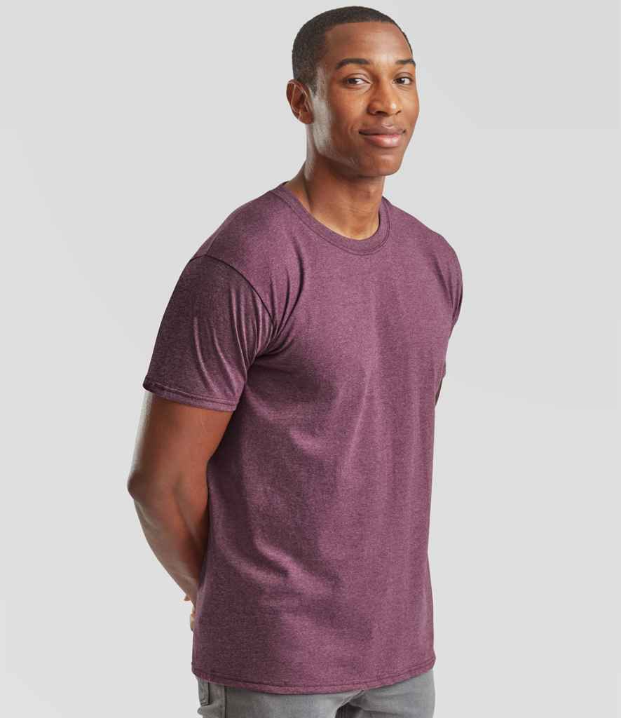 Fruit of the Loom Value T-Shirt | Heather Burgundy - Image 2