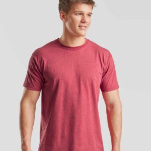 Fruit of the Loom Value T-Shirt | Heather Red