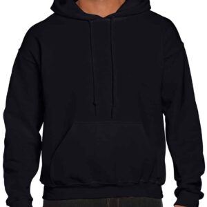 Gildan DryBlend® Hooded Sweatshirt | Black