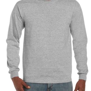Gildan Hammer Heavyweight Long Sleeve T-Shirt | Sport Grey
